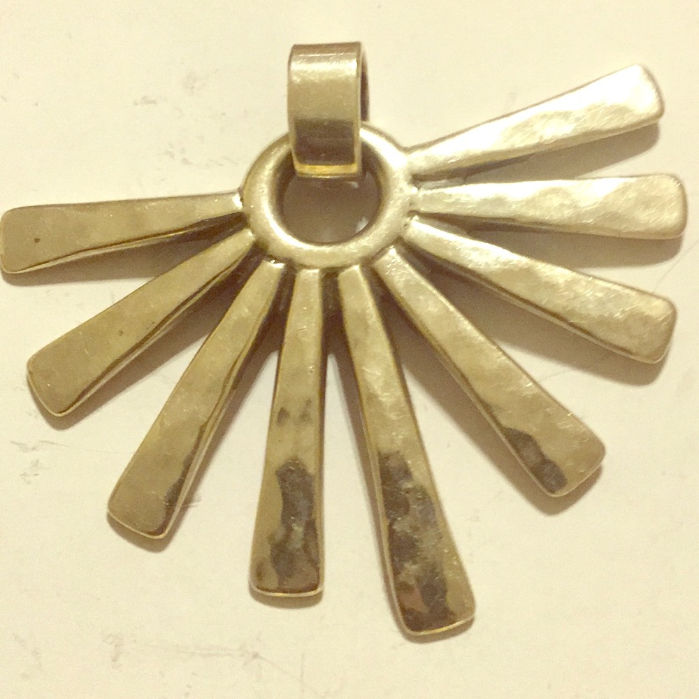 Gorgeous sunburst pendant authentic